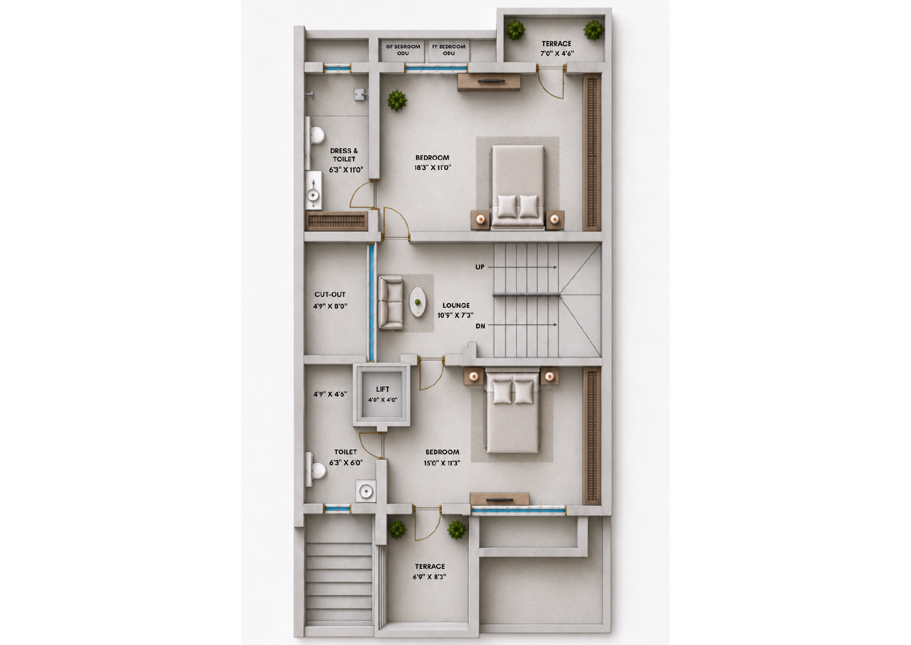 Skycourt first floor plan