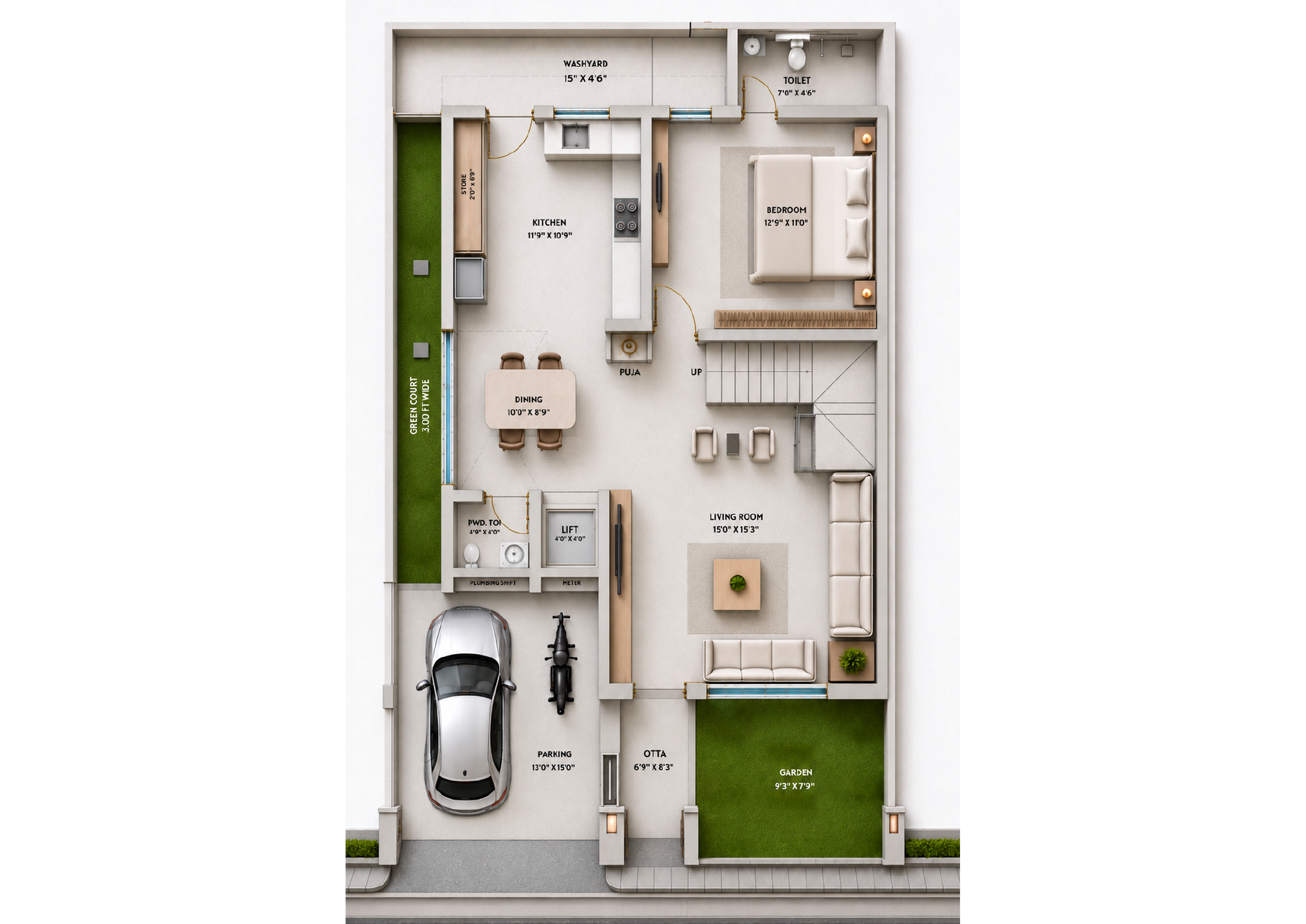 Skycourt ground floor plan