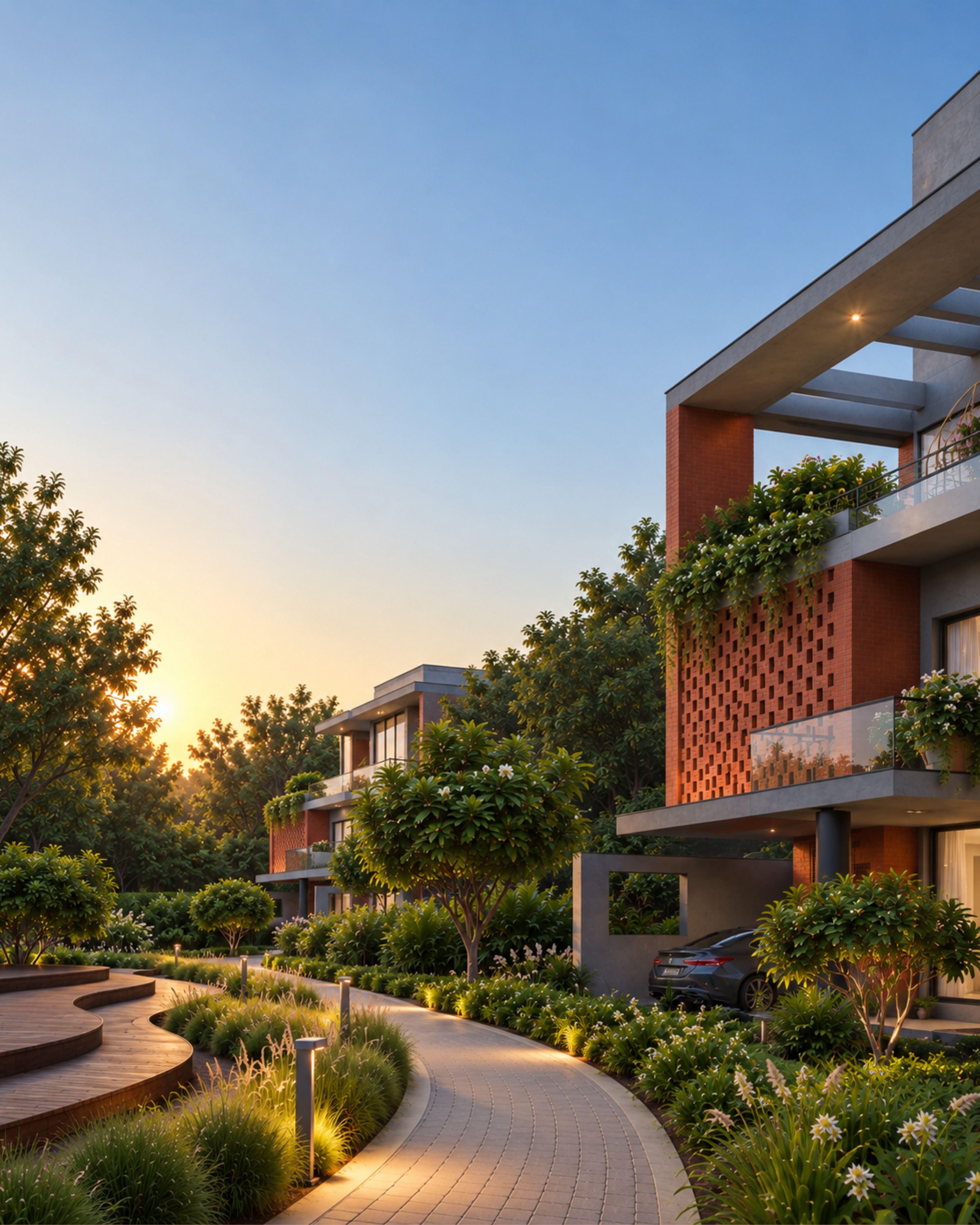 Skycourt architecture detail